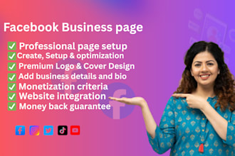 create and setup a professional facebook business page