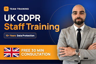 deliver UK gdpr staff training for your team or business