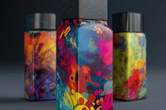 create a pixel perfect packaging box design