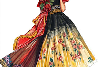 design fashion collection, fashion illustration
