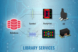create accurate pcb footprints, symbols, and 3d models for your components