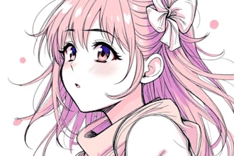 sketch you color anime sketch art