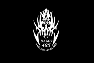 design unique rip brother demo logo