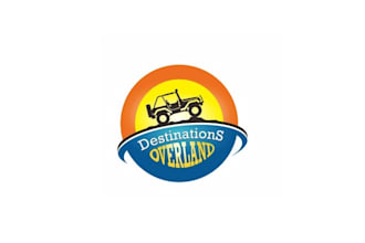 make glamorous travel adventure logo for putting on vehicles