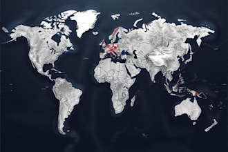 draw vector map in illustrator