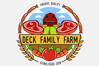 design sustainability small family farm logo