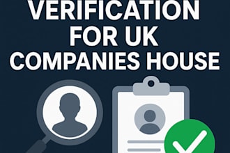 do identity verification with companies house in the UK