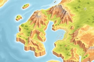 create a professional isometric map
