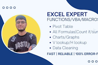 do accurate excel data entry, data cleaning, and formatting