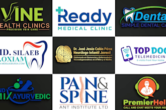 do professional healthcare medical dental wellness logo