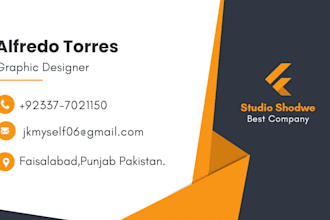 create luxury professional business card design with qr code