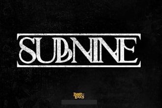 hand draw a doom metal logo