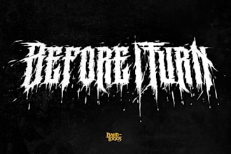design a grindcore metal logo
