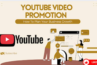 promote your youtube channel and videos  for real monetization