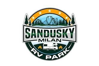 design premium super ohio rv park logo