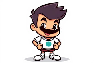 design vector character, cartoon avatar or mascot