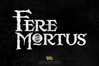 create a satanic black metal logo