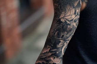 professionally design your sleeve tattoo , chest tattoo