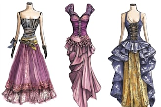 draw fashion illustration, design collections and sketches