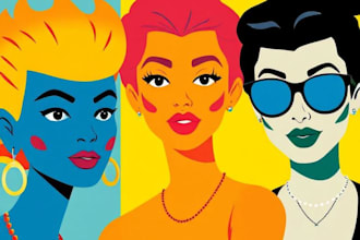 draw your photo to an amazing vector pop art wpap