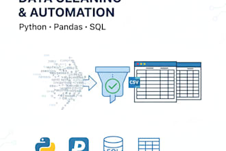clean, automate, and fix messy excel or CSV data using python and pandas
