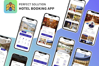 develop hotel booking app, city tour app, flight booking app, travel app