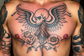 create awesome old school tattoo style design