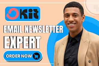 setup convertkit email sequence kit newsletter design convertkit landing page