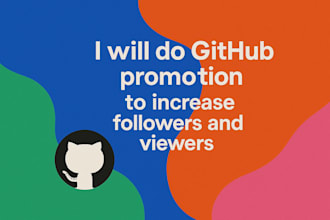 do github promotion to increase followers and viewers