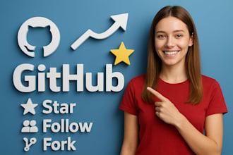 github organic promotion to gain stars increase followers traffics and fork