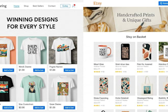 setup etsy teespring store printful, printify print on demand store with listing