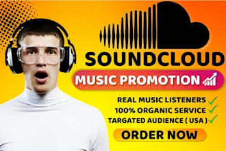 do real organic hip hop soundcloud music promotion USA audience