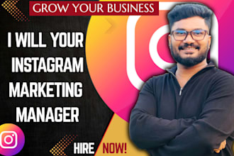 your instagram marketing manager, growth instagram account