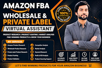 be your amazon fba wholesale virtual assistant and ebay ds