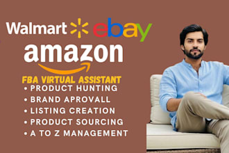 be your amazon fba wholesale virtual assistant and ebay ds
