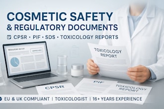 do approved cpsr, pif msds sds cpnp cosmetics coa ghs cpc labeling