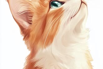 do disney pets portrait illustration in disney style
