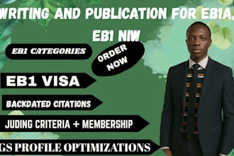 write and publish peer review  article for eb1 eb1a eb2 niw criteria