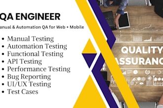 do sqa, QA testing, manual and automation testing, bug reporting, API testing