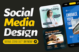 design editable canva social media post web banners creatives