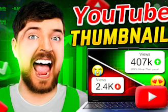 design a high CTR youtube thumbnail for maximum clicks