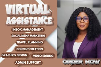 be your personal virtual assistant for data entry web research, travel planning