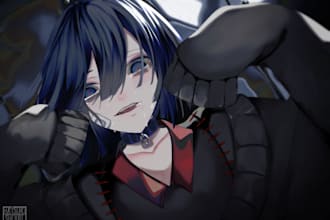 original character, fanart, illustration, custom commissions