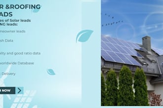 provide solar leads,roofing leads and home owner leads