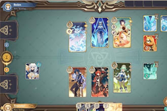 develop multiplayer hearthstone card game style tcg unity 2d game 2d board game