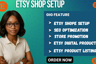 setup etsy shop with etsy digital product etsy listing