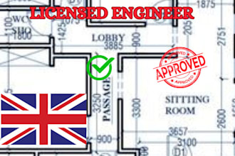 do licensed engineer mep design hvac drawing and architectural drawing for UK