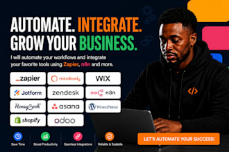 zapier mindbody wix jotform zendesk n8n honeybook asana wordpress shopify odoo