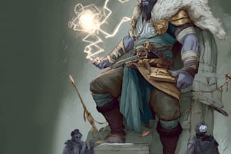 design dnd character art and fantasy concept art