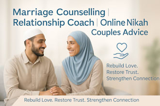 provide professional marriage counselling couples therapy relationship coach